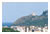 Cagliari...dal Bastione San Rem scorsi il profilo della citt...all'orizzonte la Sella del Diavolo e il mare...
